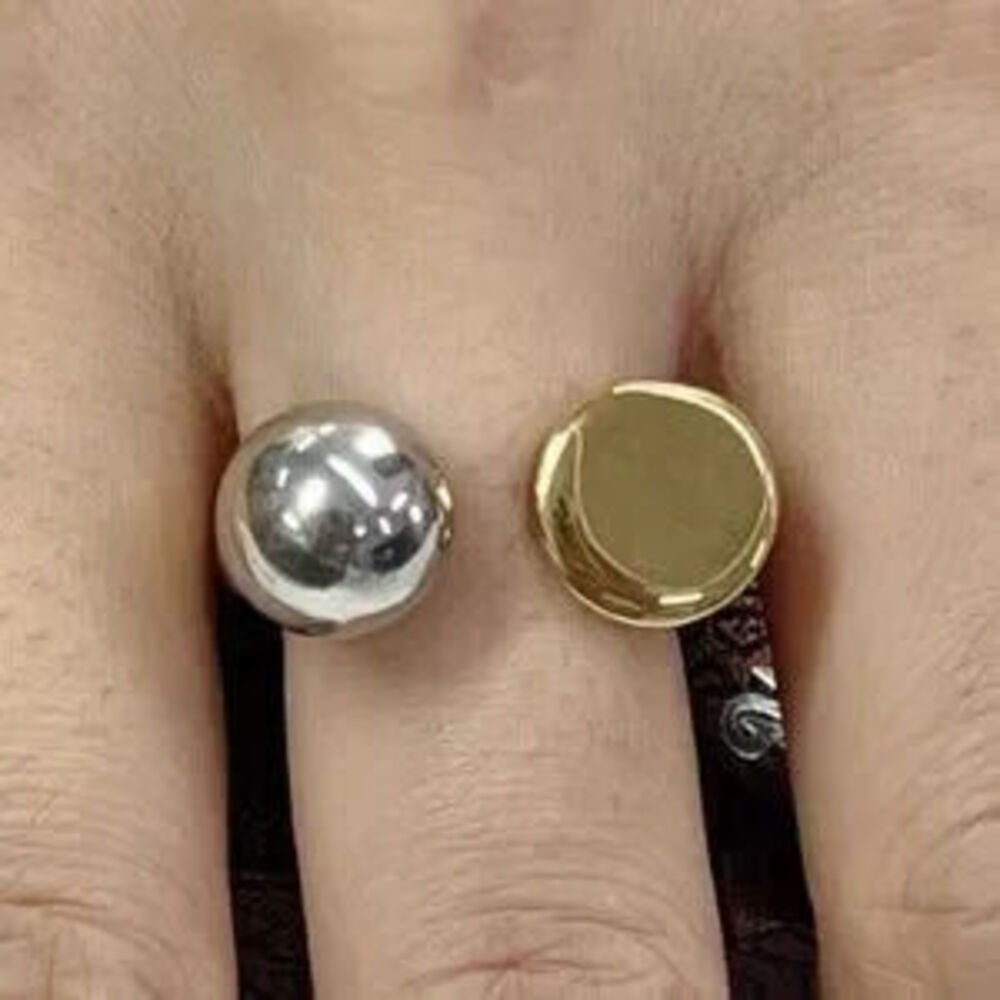 Classic Gold Tone Stainless Steel Ring - Picture 3 of 4